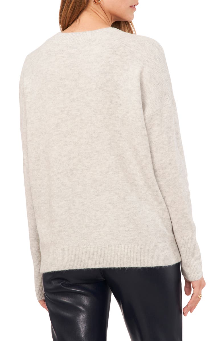 Vince Camuto Sequin Stripe Sweater, Alternate, color,