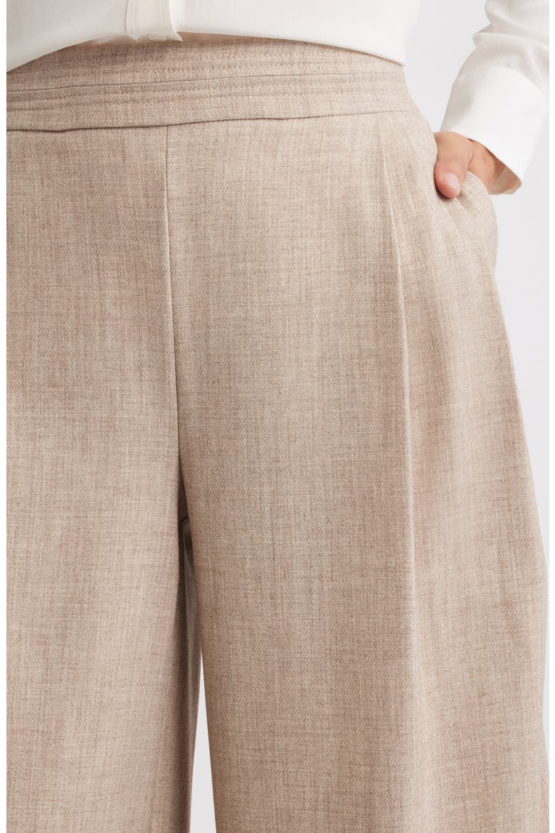 Ultra Skyrise Pleated Wide Leg Pants, Alternate, color, HEATHER KHAKI