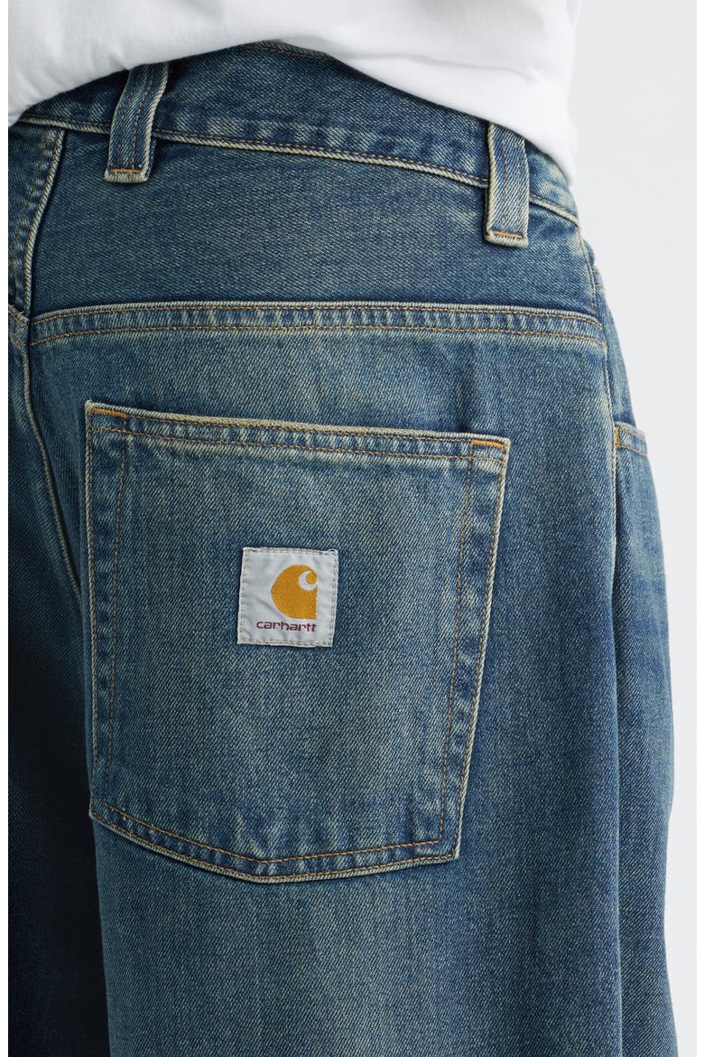 Brandon Loose Straight Leg Jeans, Alternate, color, BLUE WORN USED WASH