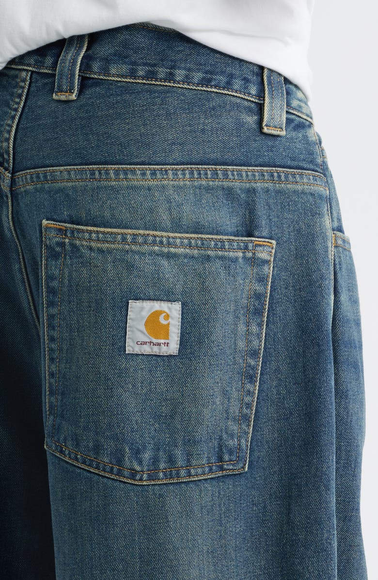 Carhartt Work In Progress Brandon Loose Straight Leg Jeans, Alternate, color, Blue Worn Used Wash