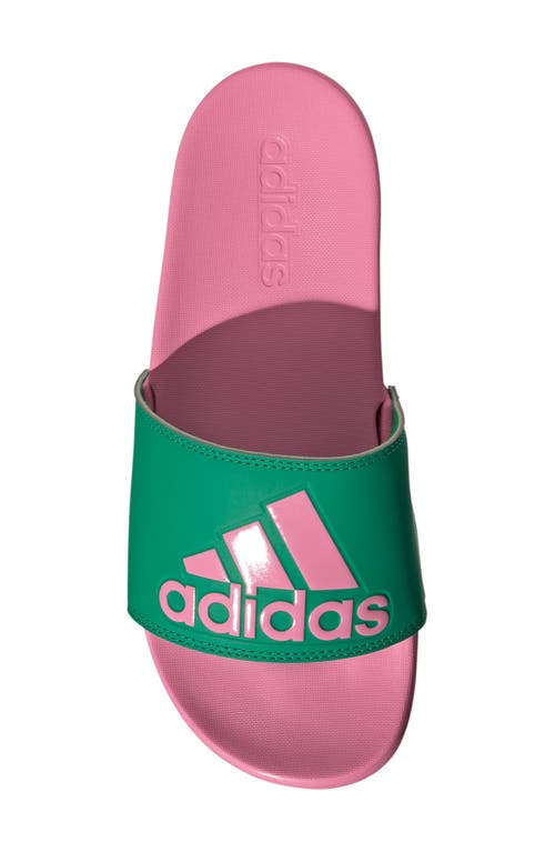 Adidas Originals Adidas Adilette Comfort Slide Sandal In Bliss Pink/pink/pink