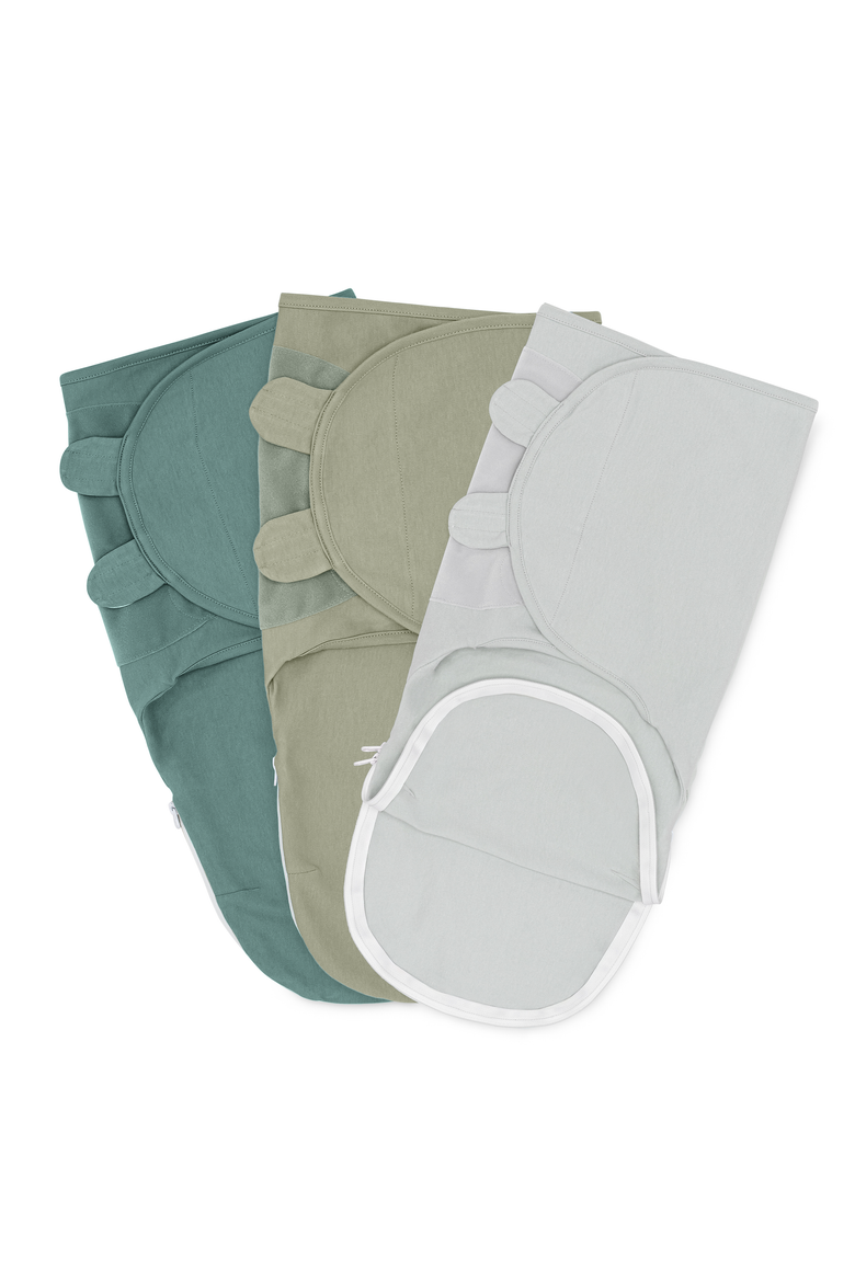 Easy Swaddle Blankets with Zipper, Main, color, Stone, Sage, Azul