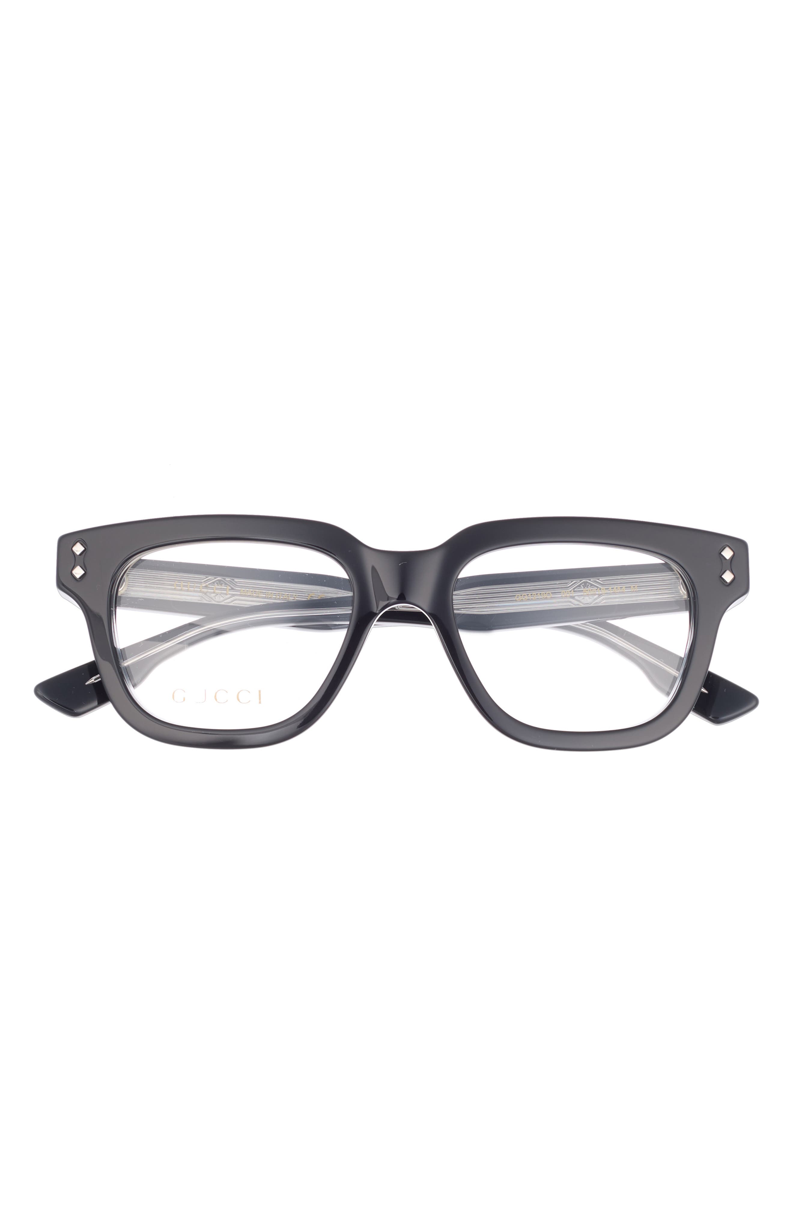 Gucci 50mm Square Optical Frames