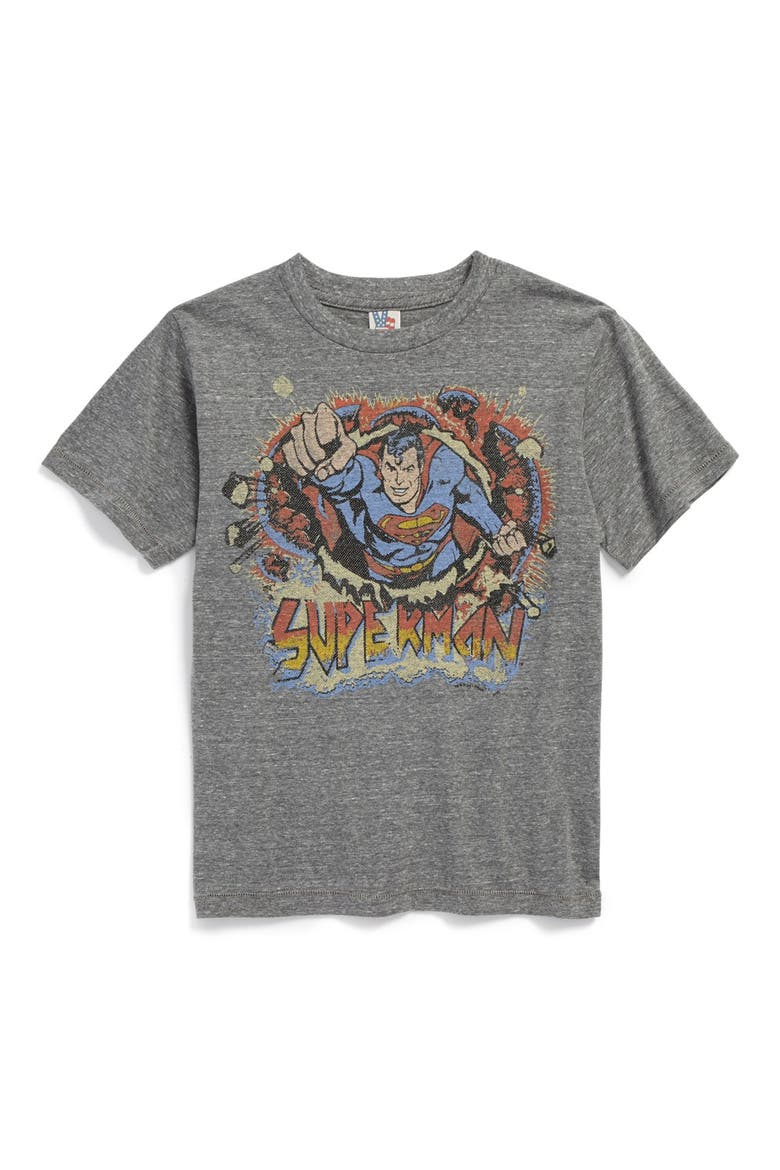 'Superman™' Graphic T-Shirt, Main, color, STEEL