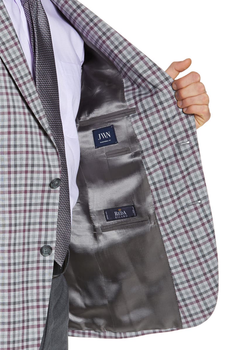 John W. Nordstrom<sup>®</sup> Traditional Fit Check Sport Coat, Alternate, color, 