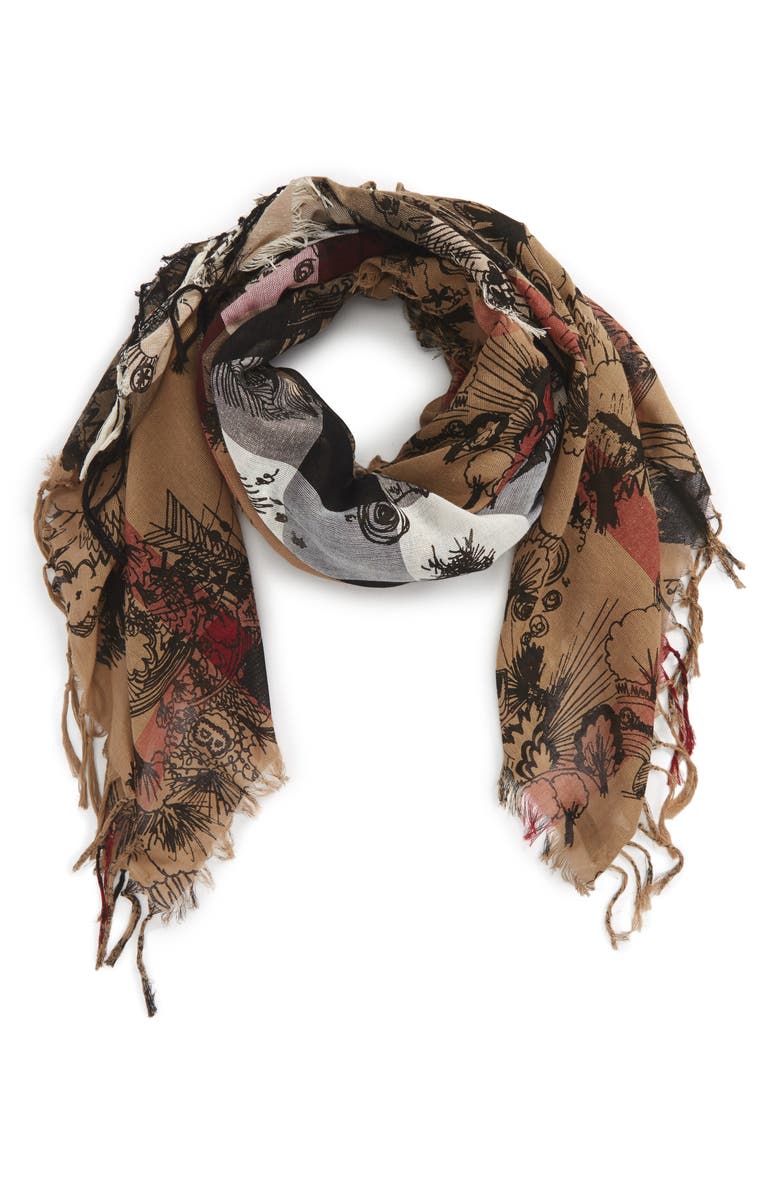 Burberry , Main, color, Camel Check/ Black