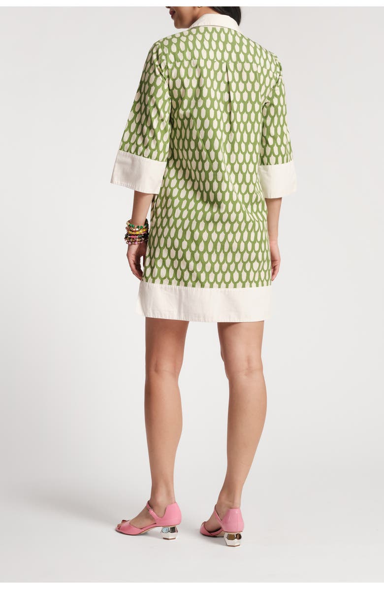 Frances Valentine Tracey Mini Dress Loop, Alternate, color, Green/Oyster