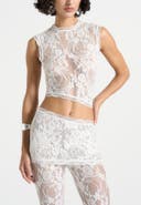 Manière De Voir Eugenie Lace Asymmetric Top