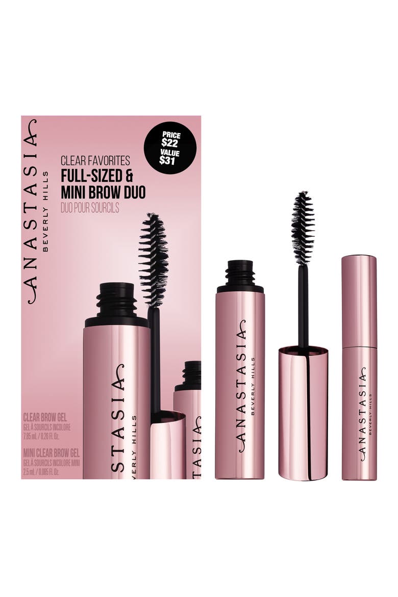 Clear Favorites Clear Brow Gel Duo, Main, color, NO COLOR