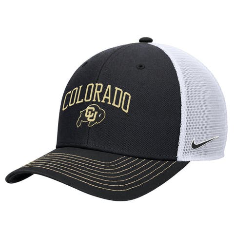 Men's Nike Black Colorado Buffaloes Rise Adjustable Trucker Hat