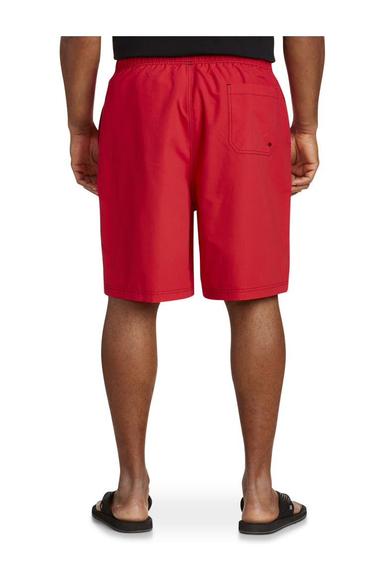 Big & Tall Swim Trunks, Alternate, color, RED