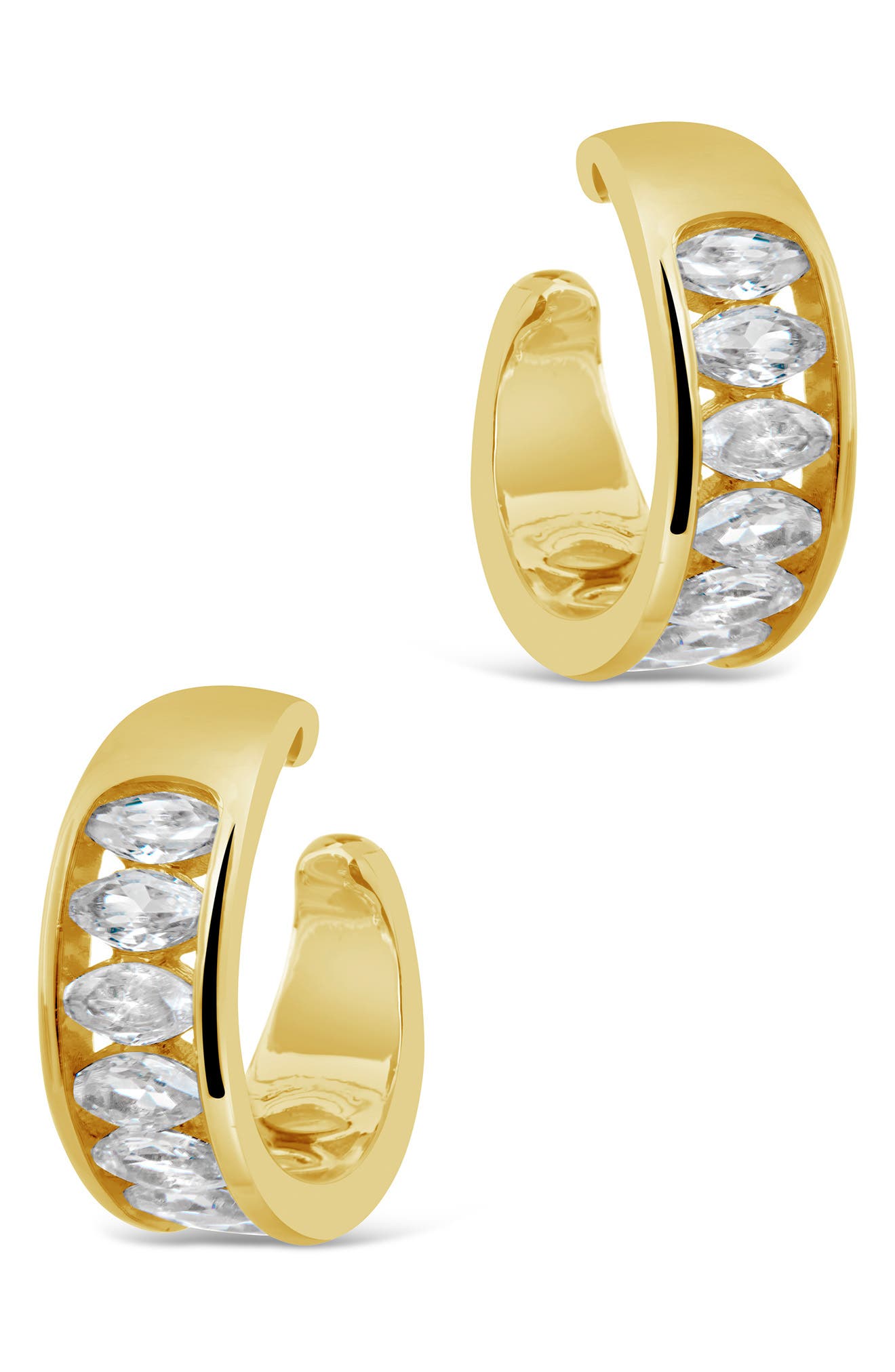 Sterling Forever Mira CZ Ear Cuffs (Women) | Nordstromrack