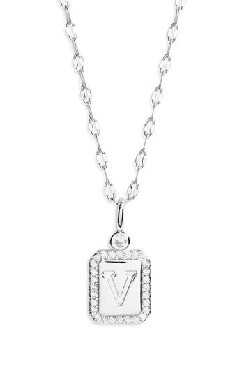 Leith Initial Pendant Necklace