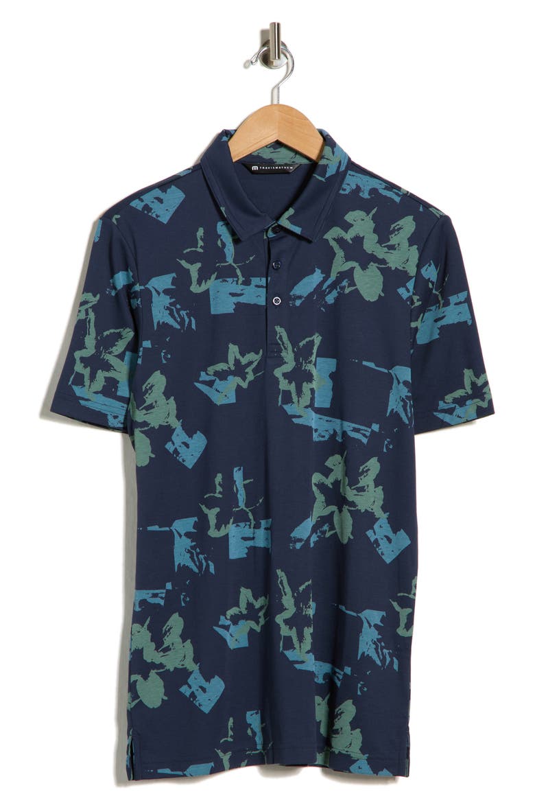 Favorite Hello No Lo Cotton Blend Polo, Alternate, color, TOTAL ECLIPSE