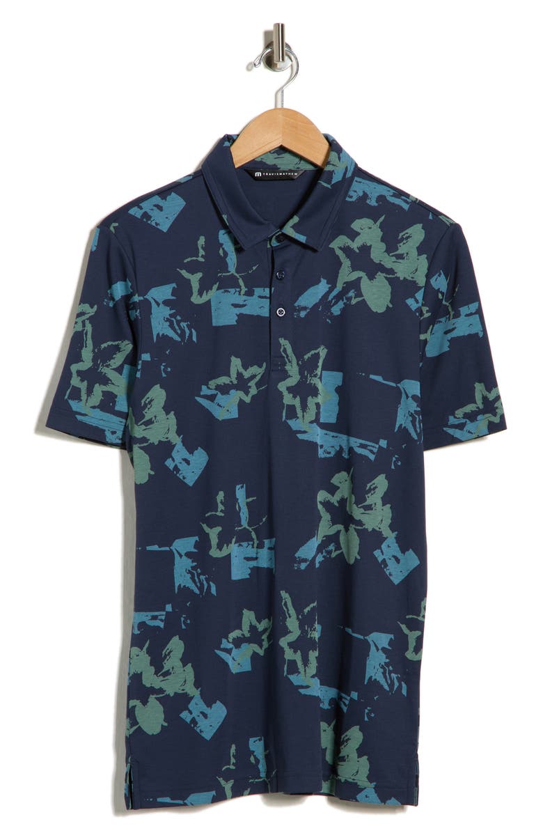 TravisMathew Favorite Hello No Lo Cotton Blend Polo, Main, color, Total Eclipse