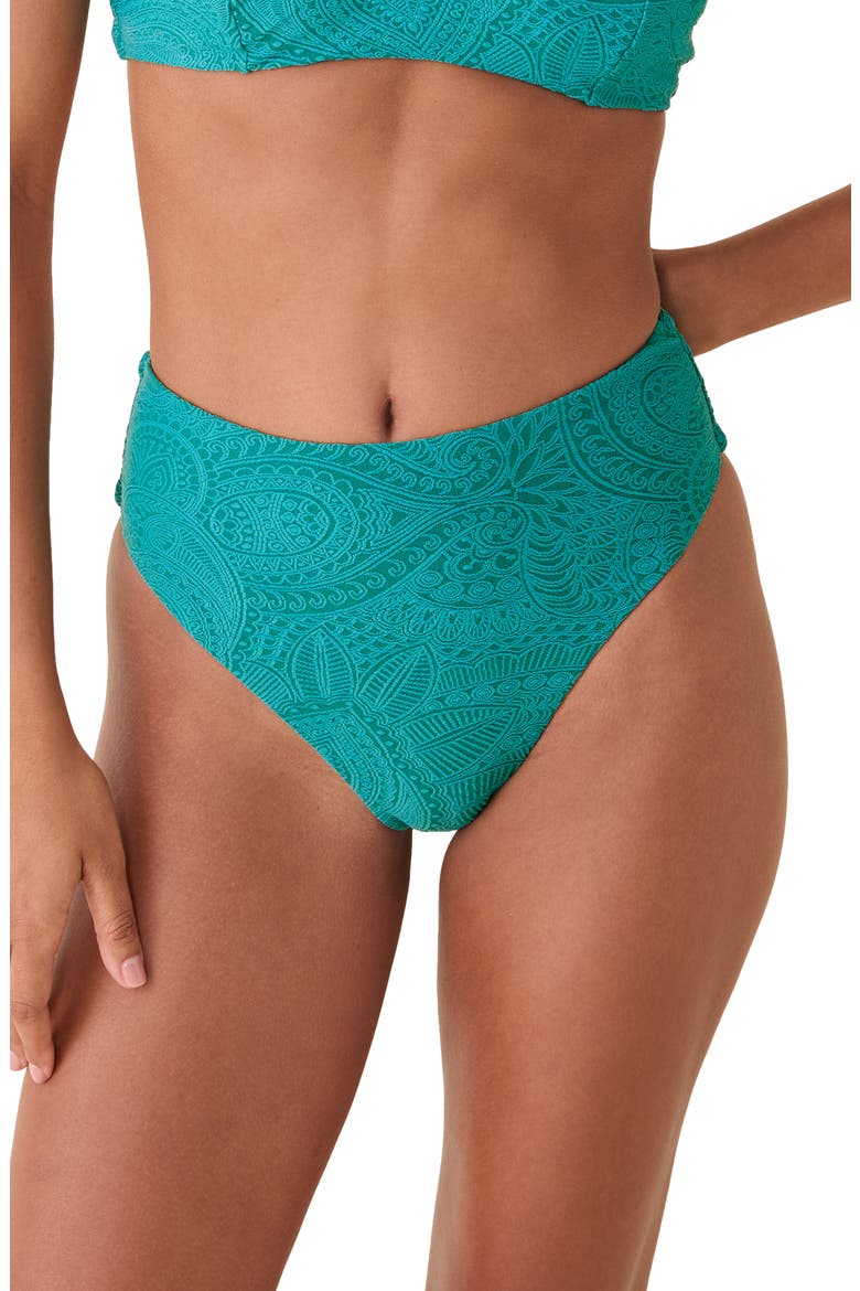 The '90s High Waist Bikini Bottoms, Main, color, OASIS