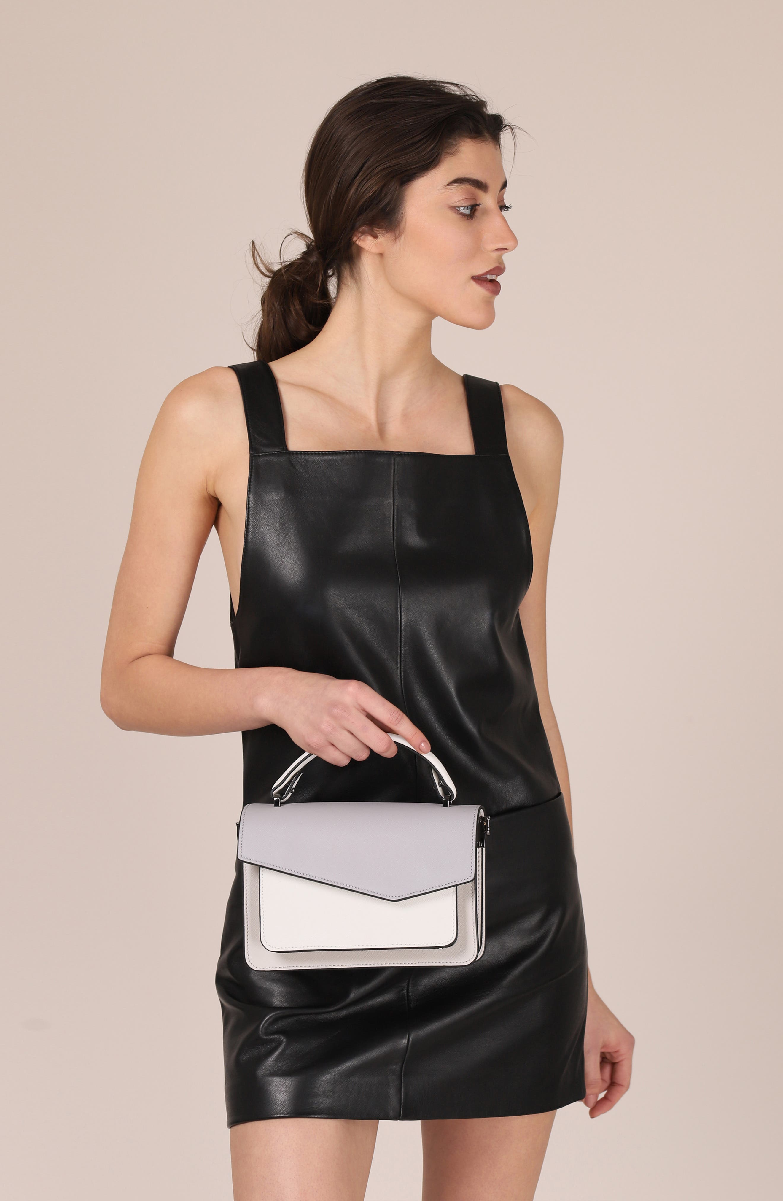 Cobble Hill Leather Crossbody Bag, Alternate, color, DOVE COLORBLOCK