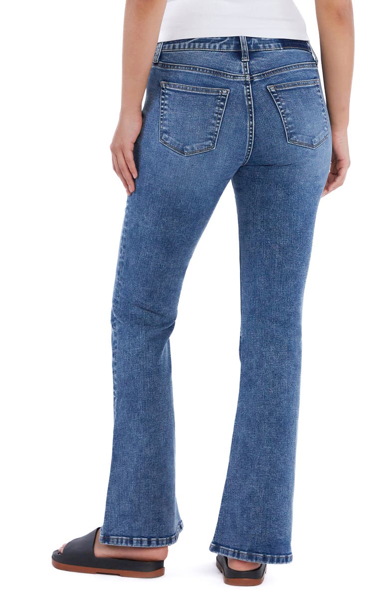 HINT OF BLU Mid Rise Flare Jeans, Alternate, color, Camila Blue