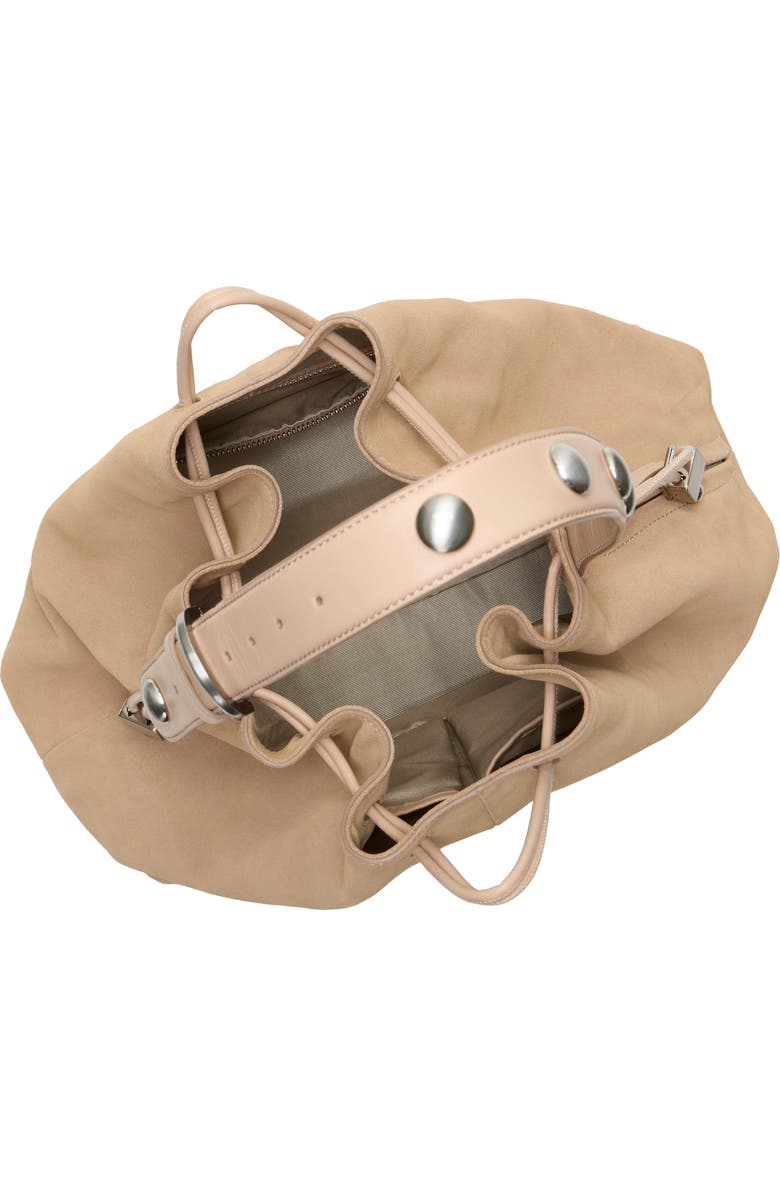 Vince Camuto Pippa Leather Bucket Bag, Alternate, color, Medium Brown