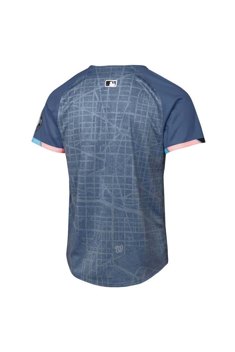 Youth Nike Blue Washington Nationals 2025 City Connect Limited Jersey, Alternate, color, Blue