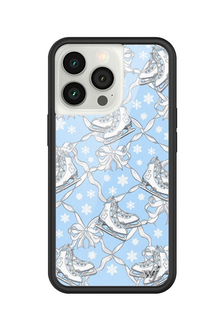 Skates iPhone Case, Alternate, color, Blue