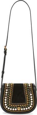 Etro Caccetta Studded Suede Crossbody Bag