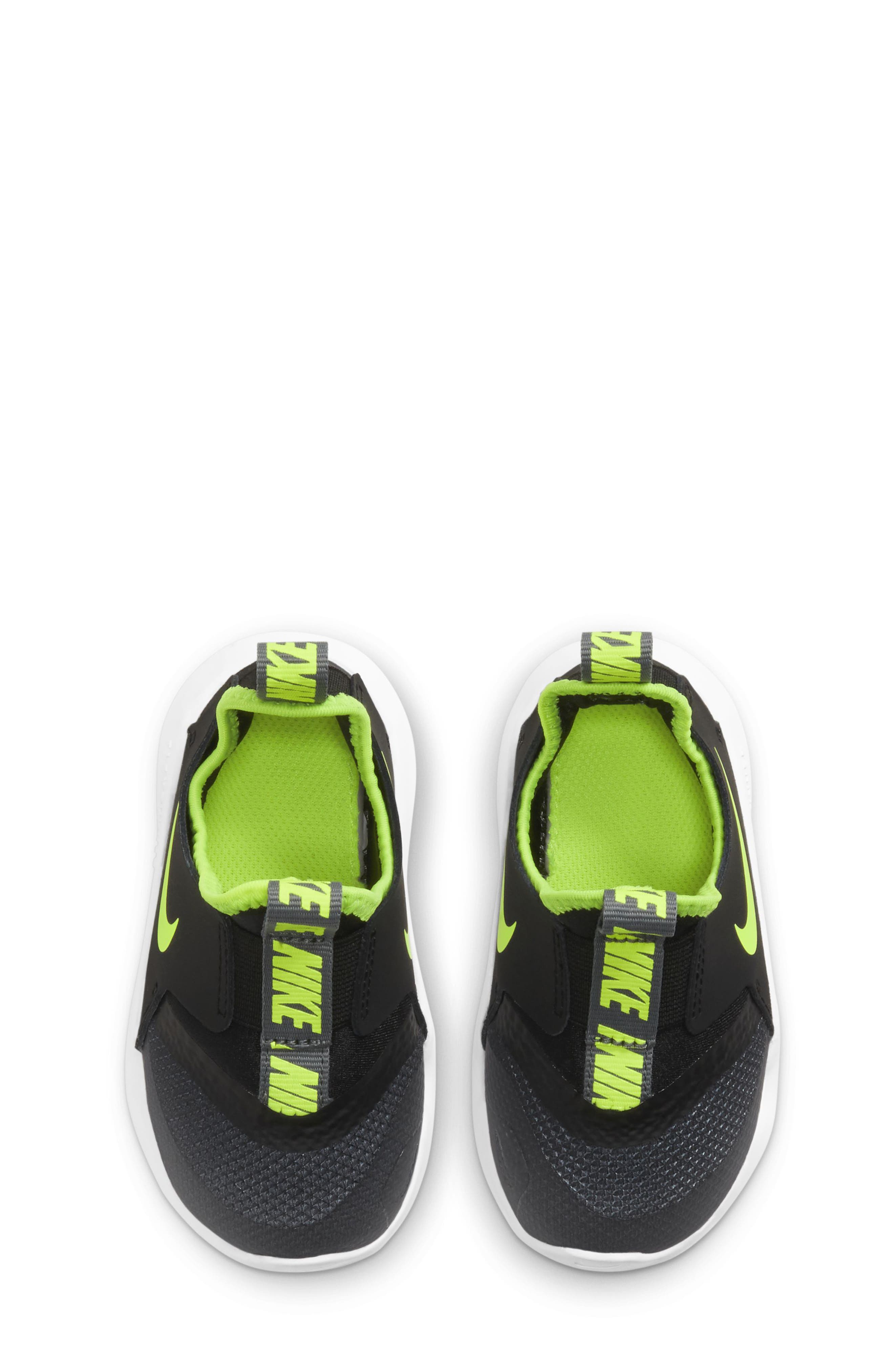 Flex Runner Slip-On Running Shoe, Alternate, color, SMOKE GREY/ VOLT/ BLACK