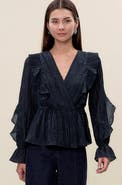Rebecca Taylor Olivia Ruffle Blouse