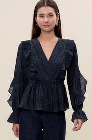 Rebecca Taylor Olivia Ruffle Blouse