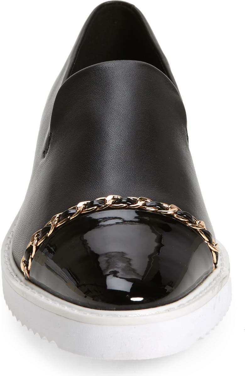 KARL LAGERFELD PARIS Caralee Cap Toe Slip-On Sneaker, Alternate, color,