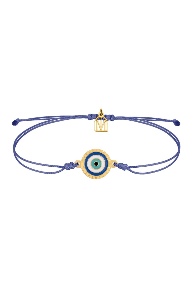 Thread of Protection I Am Supported And Protected bracelet, Main, color, Gold