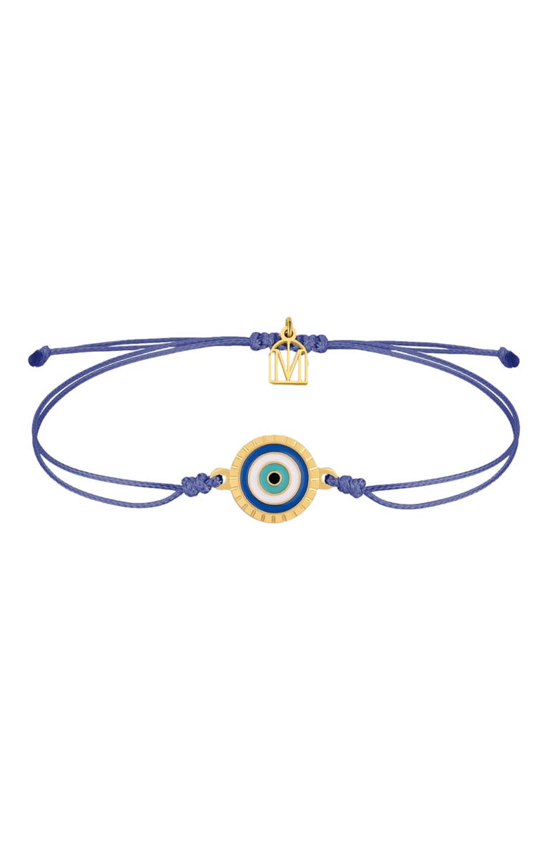Mantra Thread of Protection I Am Supported And Protected bracelet, Main, color, Gold