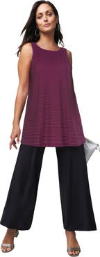 Jessica London Stretch Knit Tunic Tank