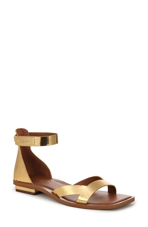 Metallic Ankle Strap Sandals for Women | Nordstrom