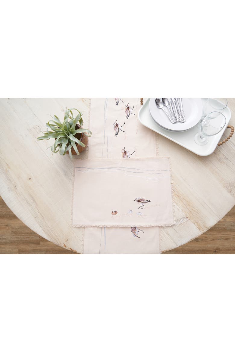Sandpiper Table Runner 14" x 72"-Beige, Alternate, color, Beige