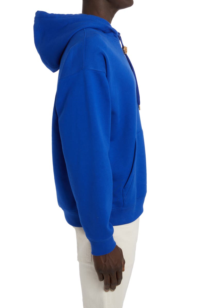 Versace Medusa Bolo Cotton Hoodie, Alternate, color, 