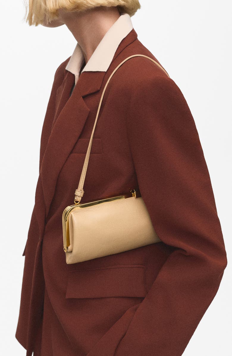 MANGO One-Button Suit Blazer, Alternate, color, Burnt Orange