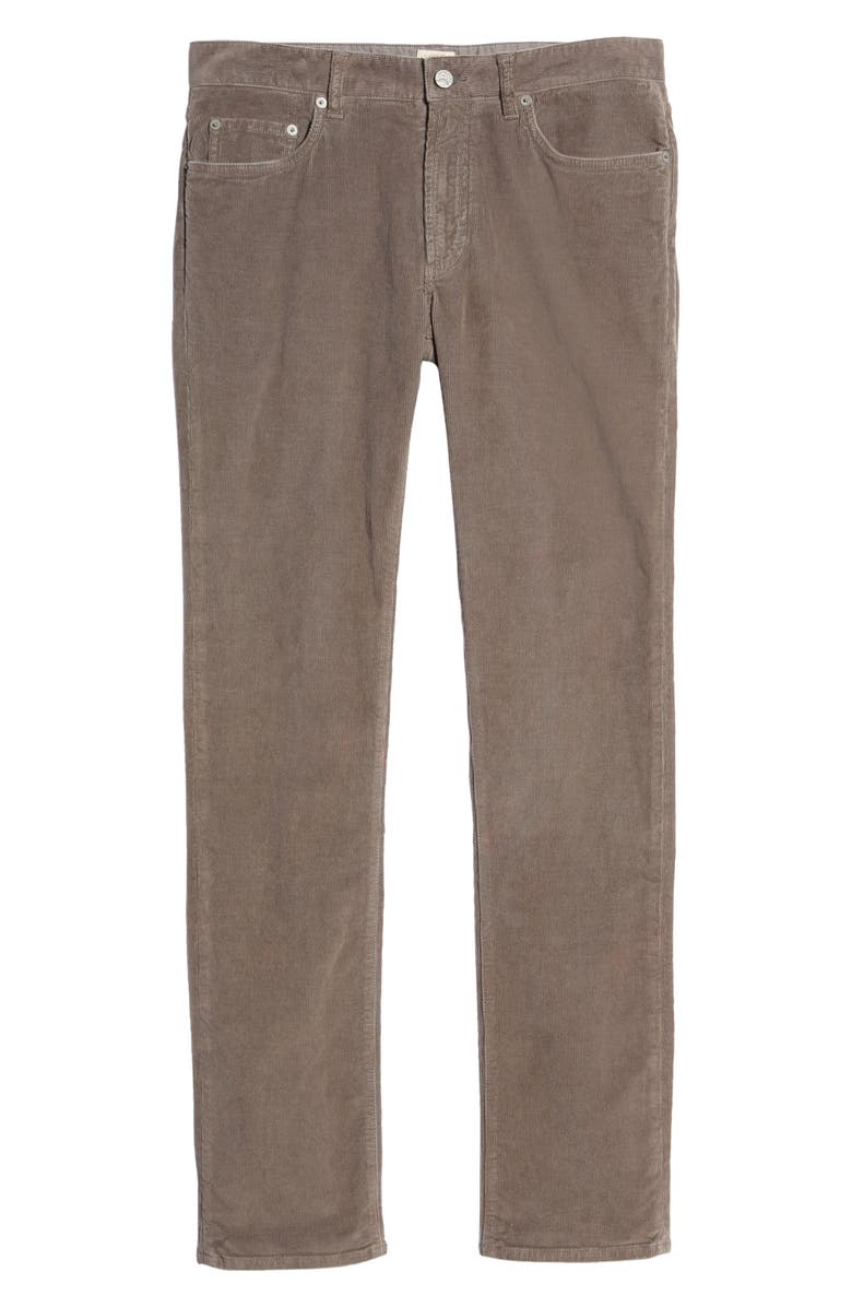Faherty Stretch Corduroy Pants, Alternate, color, Rugged Grey