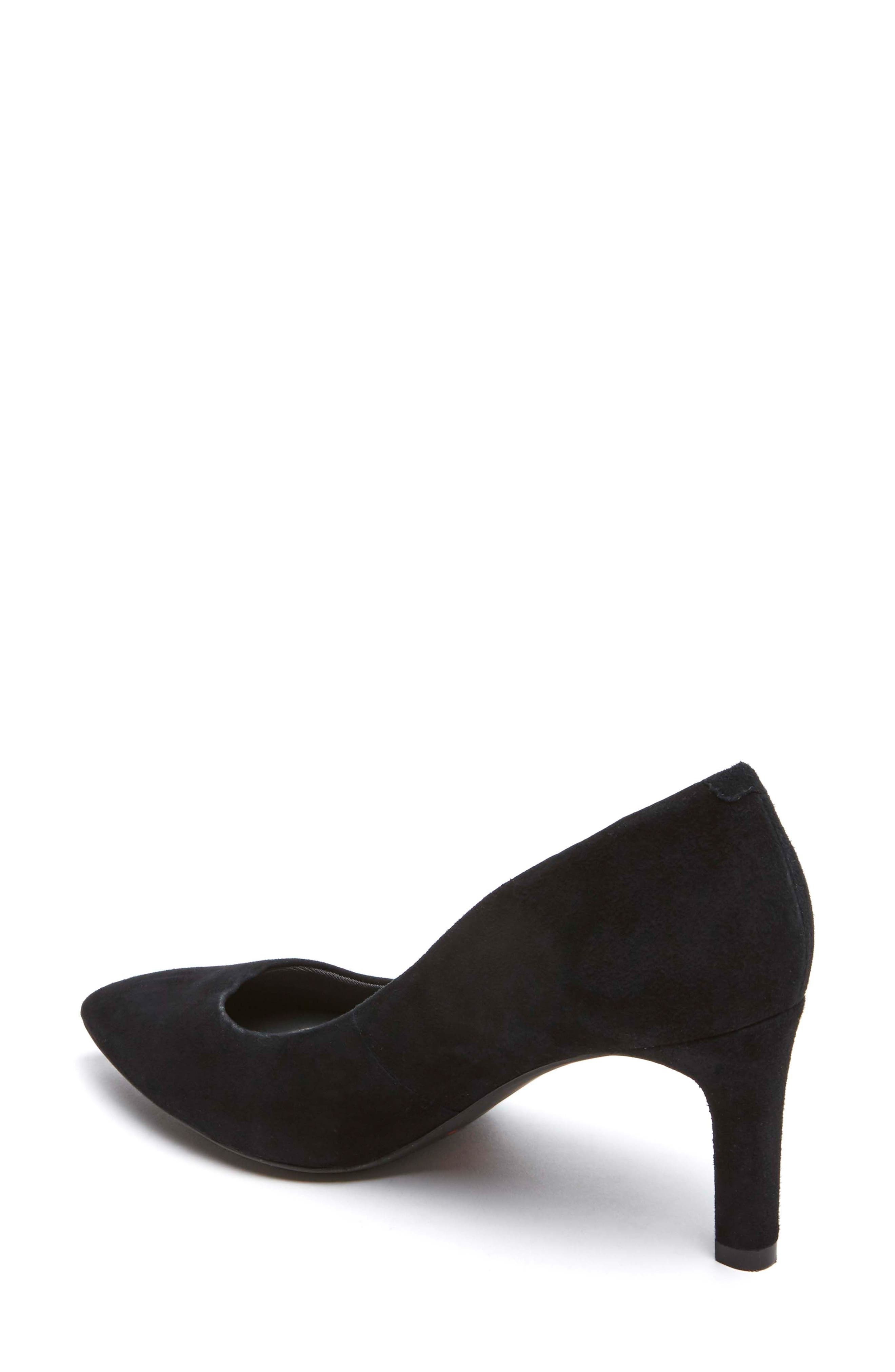 Total Motion Luxe Valerie Pump, Alternate, color, BLACK SUEDE