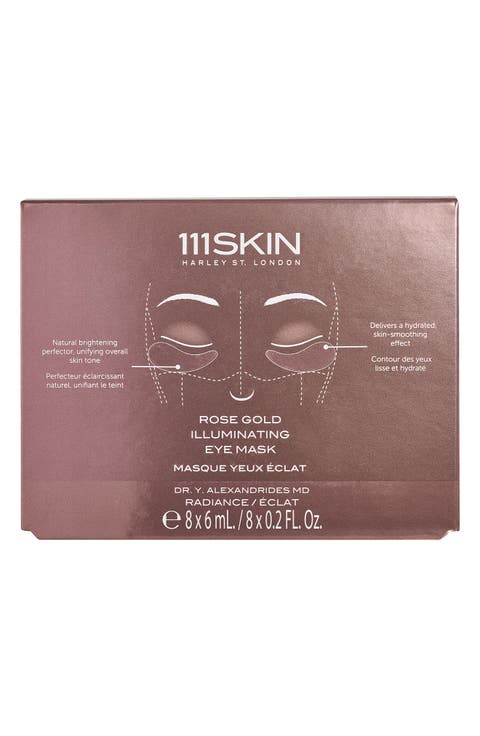 Rose Gold Illuminating 8-Piece Eye Mask Box