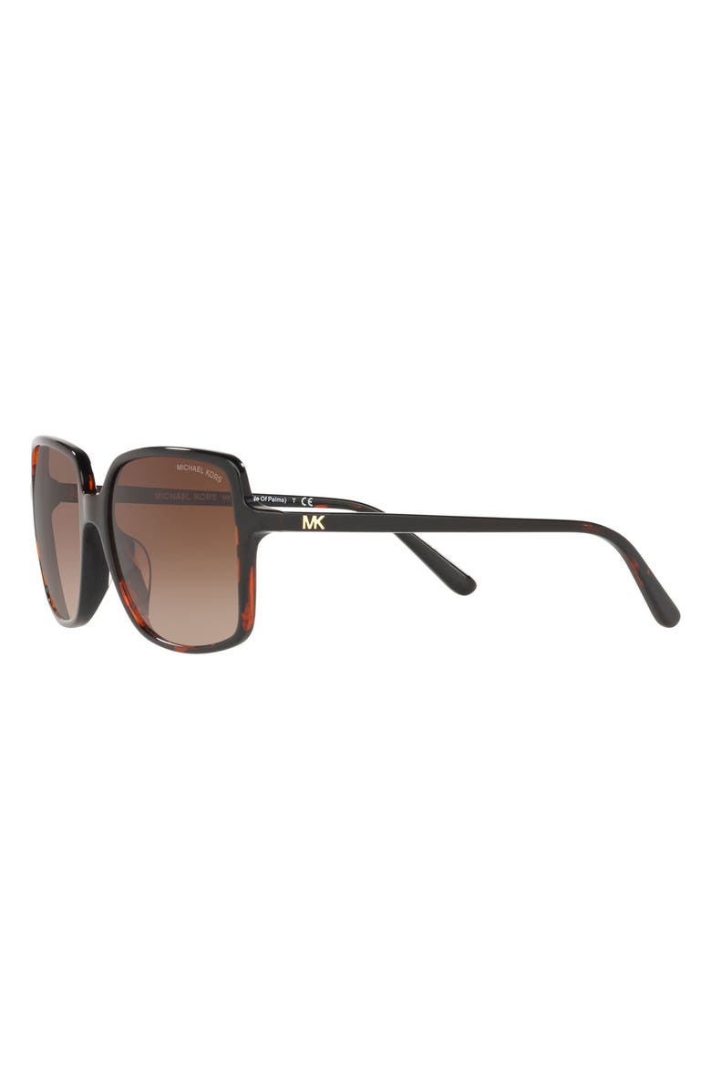 Michael Kors 56mm Gradient Square Sunglasses, Alternate, color, New Tortoise/ Smoke Gradient