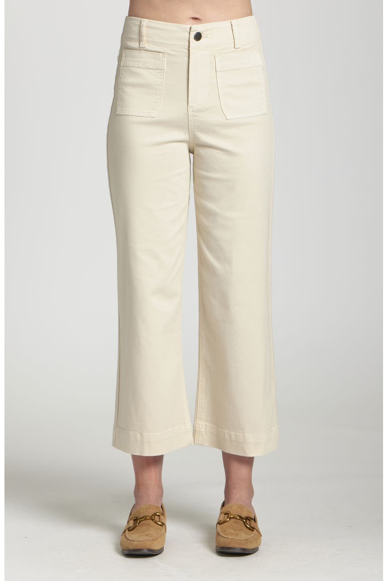 Wide Leg Ankle Jeans, Main, color, NATURAL