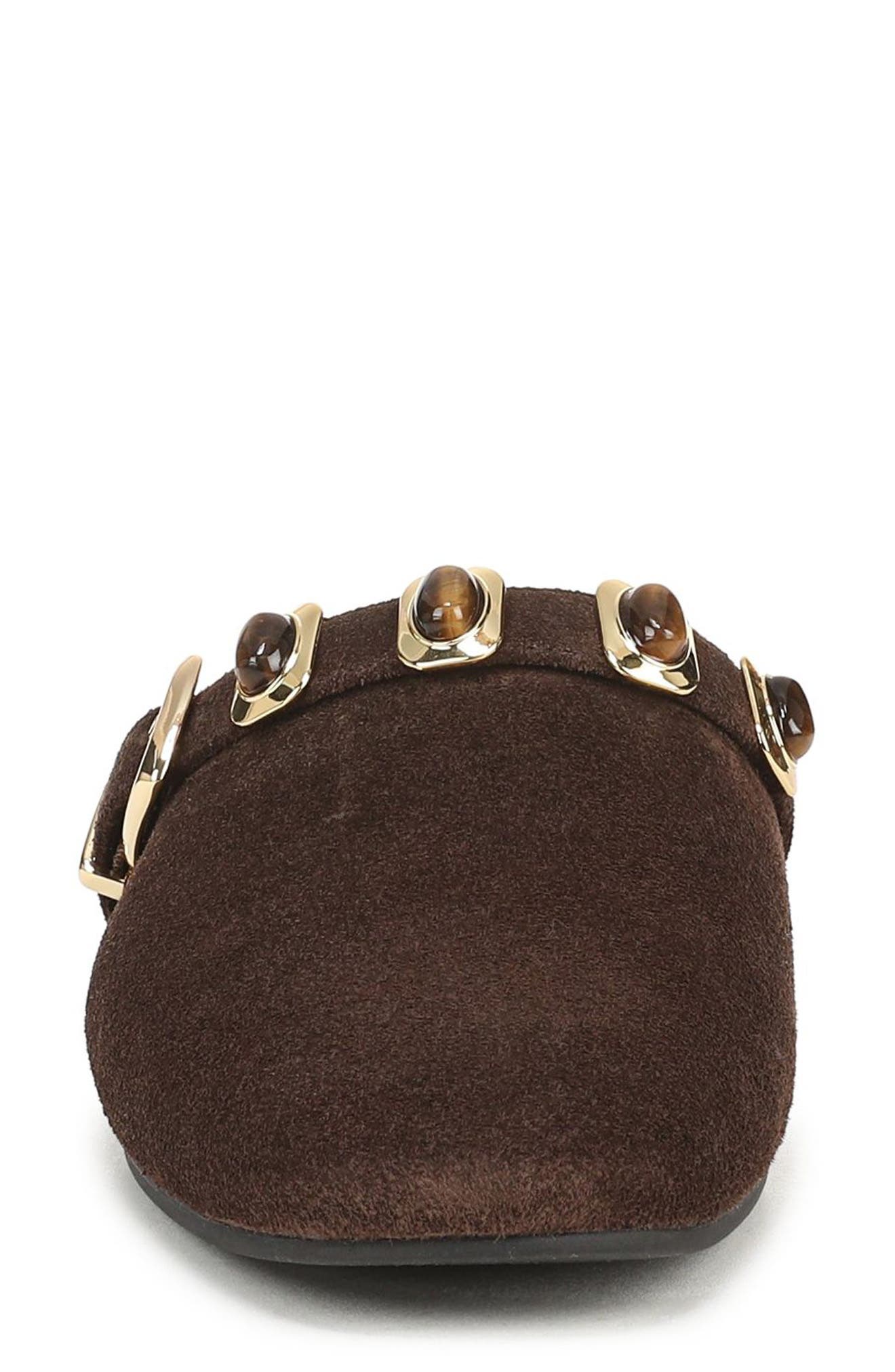 Narcisa Flat Mule, Alternate, color, ESPRESSO