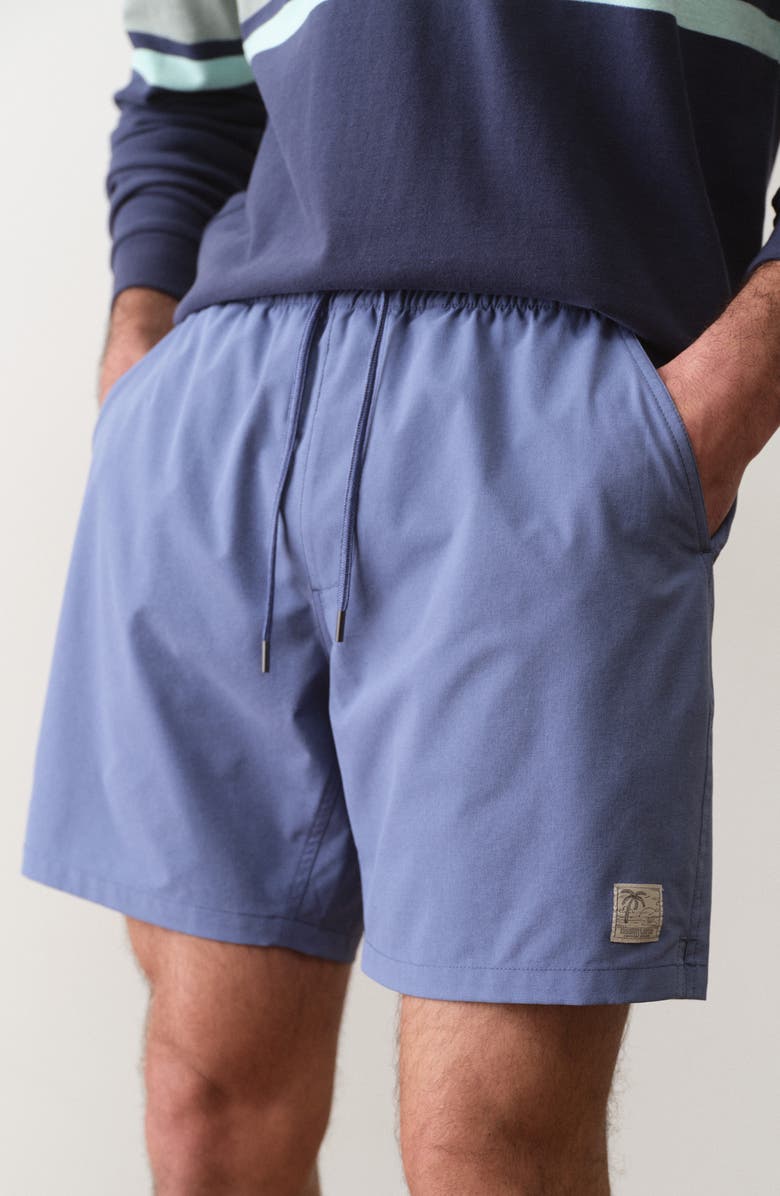 Marine Layer Lined Sport and Swim Shorts, Alternate, color, Coastal Fjord