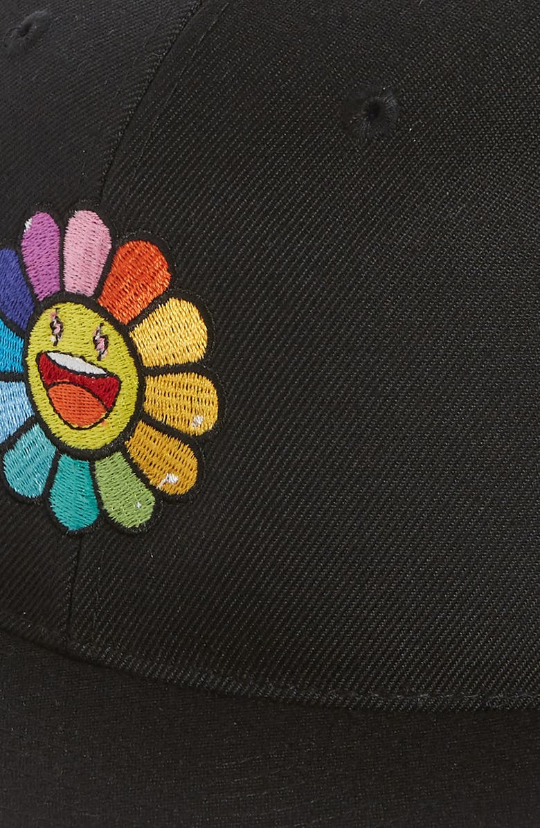 Balvin x Murakami Rainbow Flower Baseball Cap, Alternate, color, 
