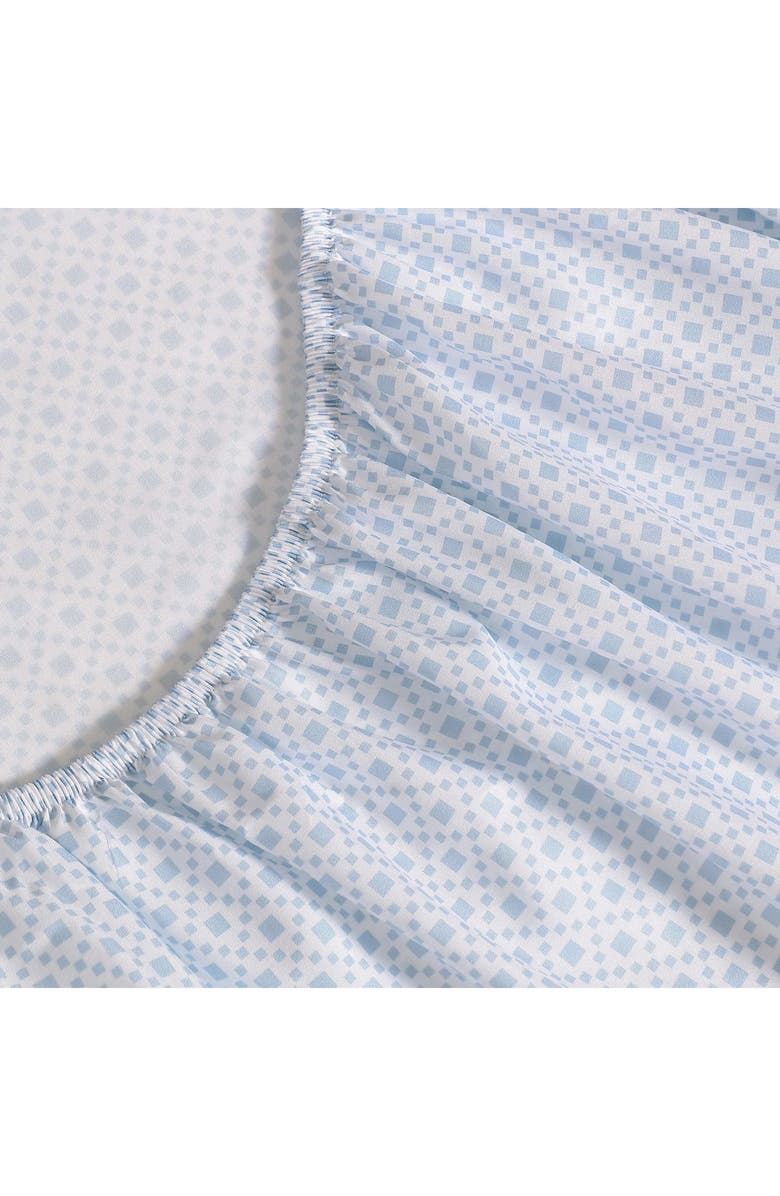 Nautica Annie Geo Cooling Microfiber Sheet Set, Alternate, color, Blue