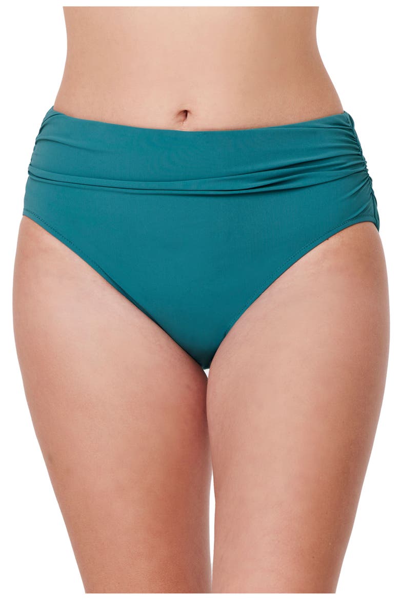 Bachelorette Mid Rise Swim Bottom, Main, color, Lagoon