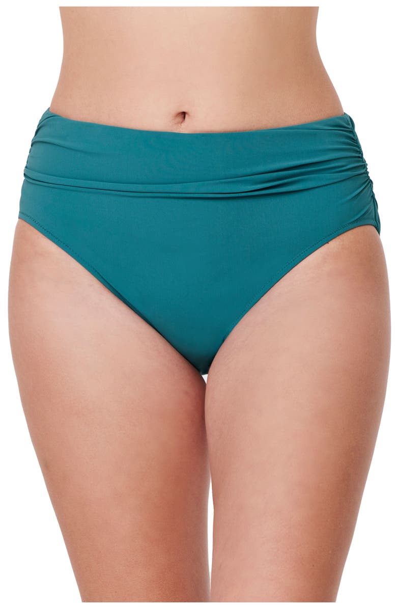 Profile by Gottex Bachelorette Mid Rise Swim Bottom, Main, color, Lagoon