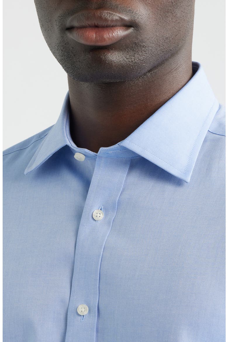 hickey freeman men's dress shirts Hickey Freeman Mens Dress Shirt Size 15.5 Lavender Button-Up Long Sleeve
