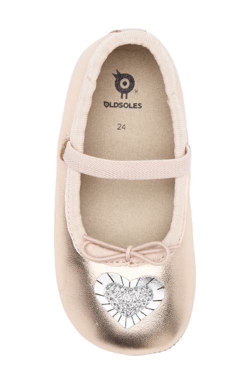 Old Soles Kids' Heart Ruffle Mary Jane Flat In Pink
